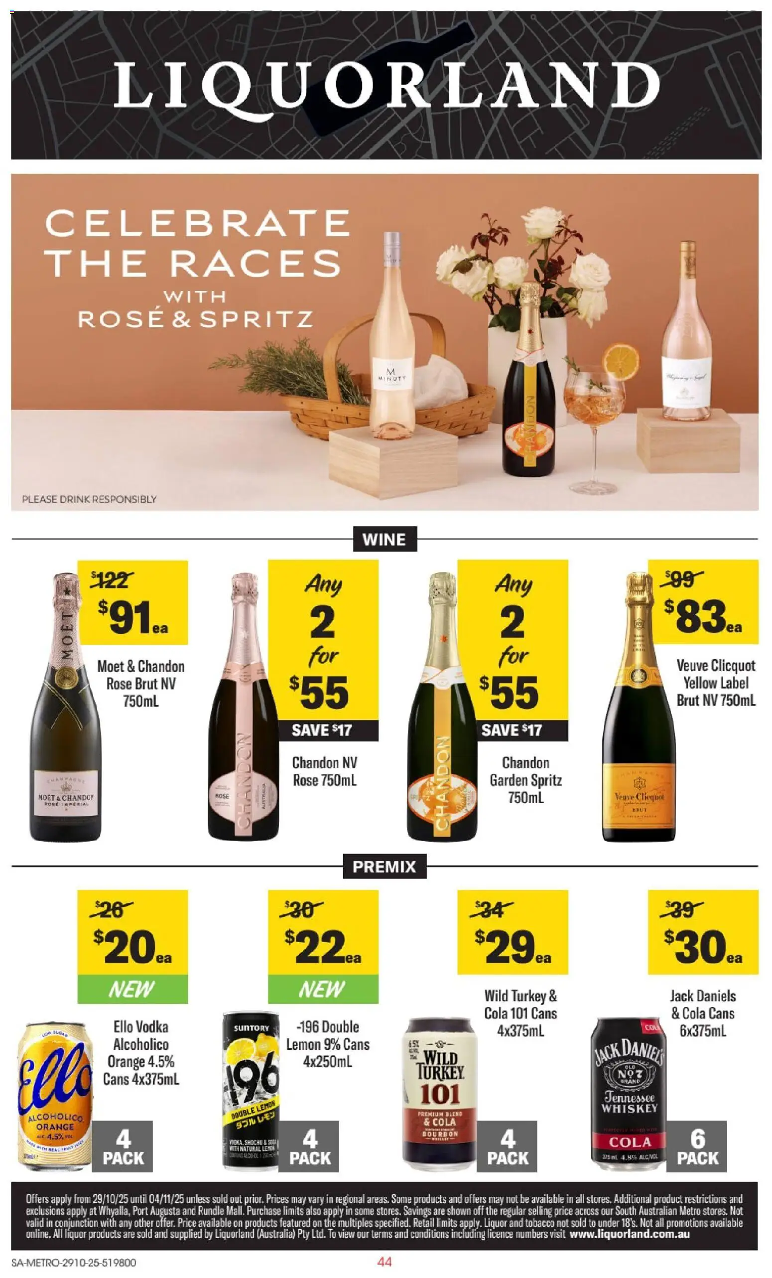 Preview of catalogue Catalogue SA from shop Liquorland valid 29/10/2025