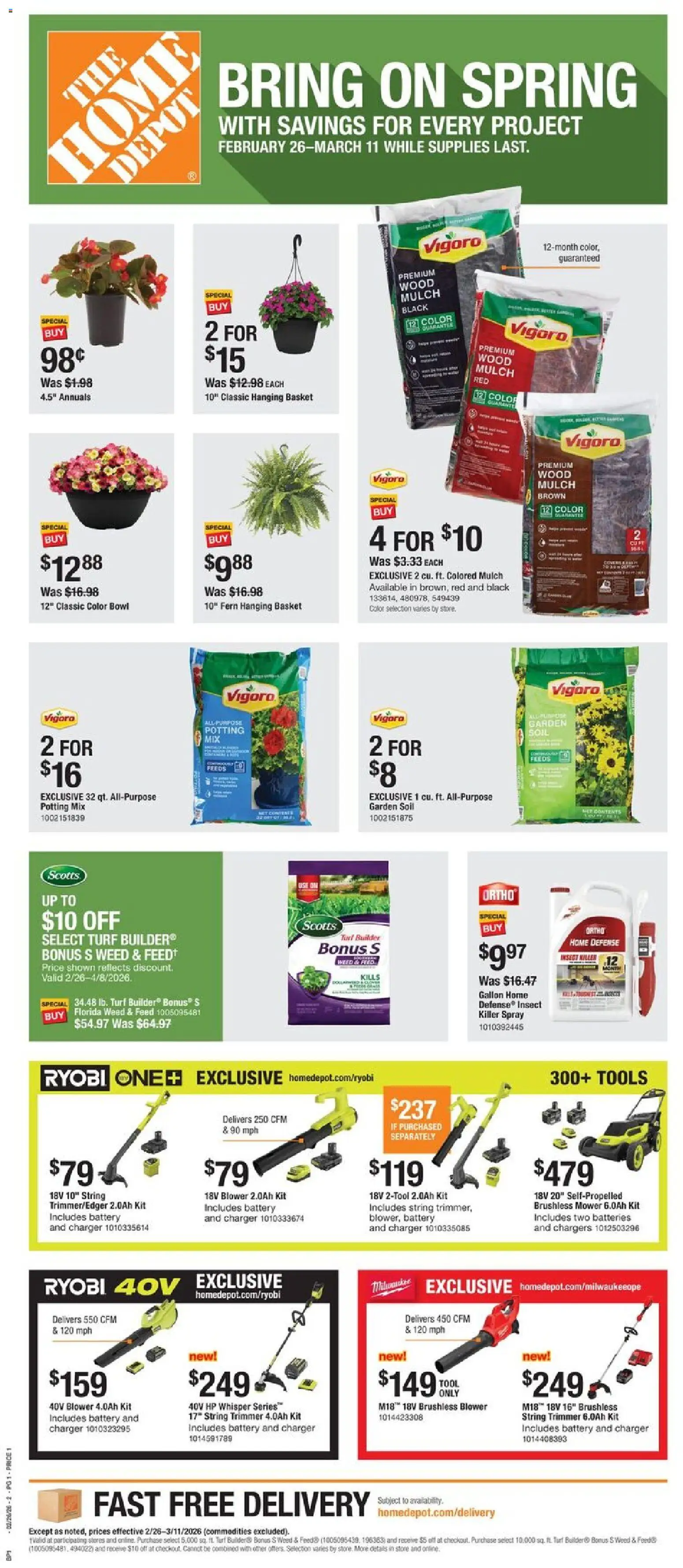 Ad Preview of Home Depot Local Ad - FL from 02/26/2026