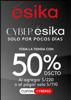 Vista previa de Cyber Ésika de la tienda Ésika válido desde 01/12/2025