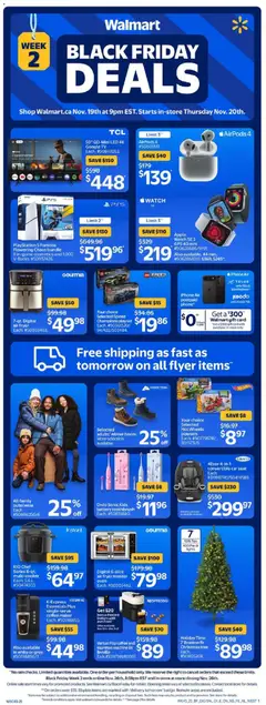 Preview of leaflet Weekly Flyer from shop Walmart is valid from Nov 20, 2025 | Page: 14