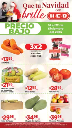 Vista previa las ofertas de la tienda H-E-B - Folleto Precios bajo desde el 16/12/2025 