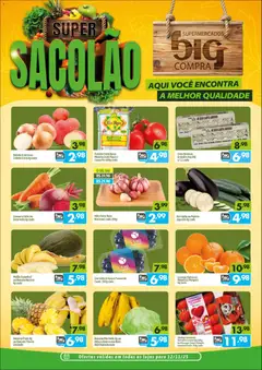 Pré-Visualização do folheto "Ofertas Sacolão do big" da loja Big Compra válido a partir de 12/11/2025