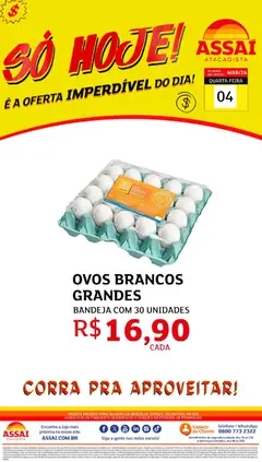 Pré-Visualização do folheto "Assaí Atacadista ofertas - DF" da loja Assaí Atacadista válido a partir de 04/03/2026