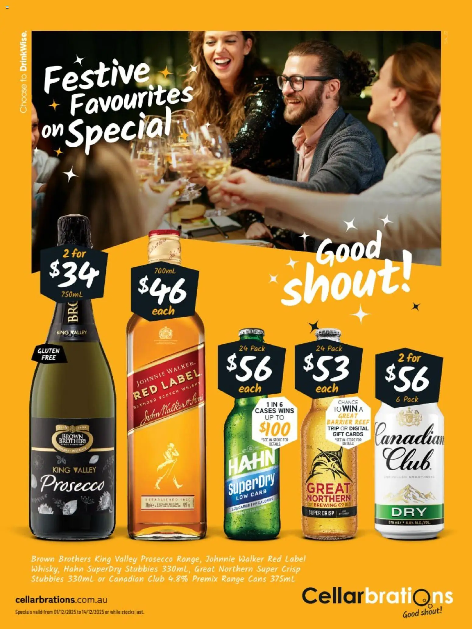 Preview of catalogue Catalogue Andamooka, Ceduna, Ardrossan from shop Cellarbrations valid 01/12/2025 - Scotch whisky, Prosecco, Scotch, Digital