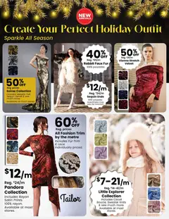 Preview of leaflet Weekly flyer / circulaire from shop Fabricland is valid from Nov 01, 2025 | Page: 2