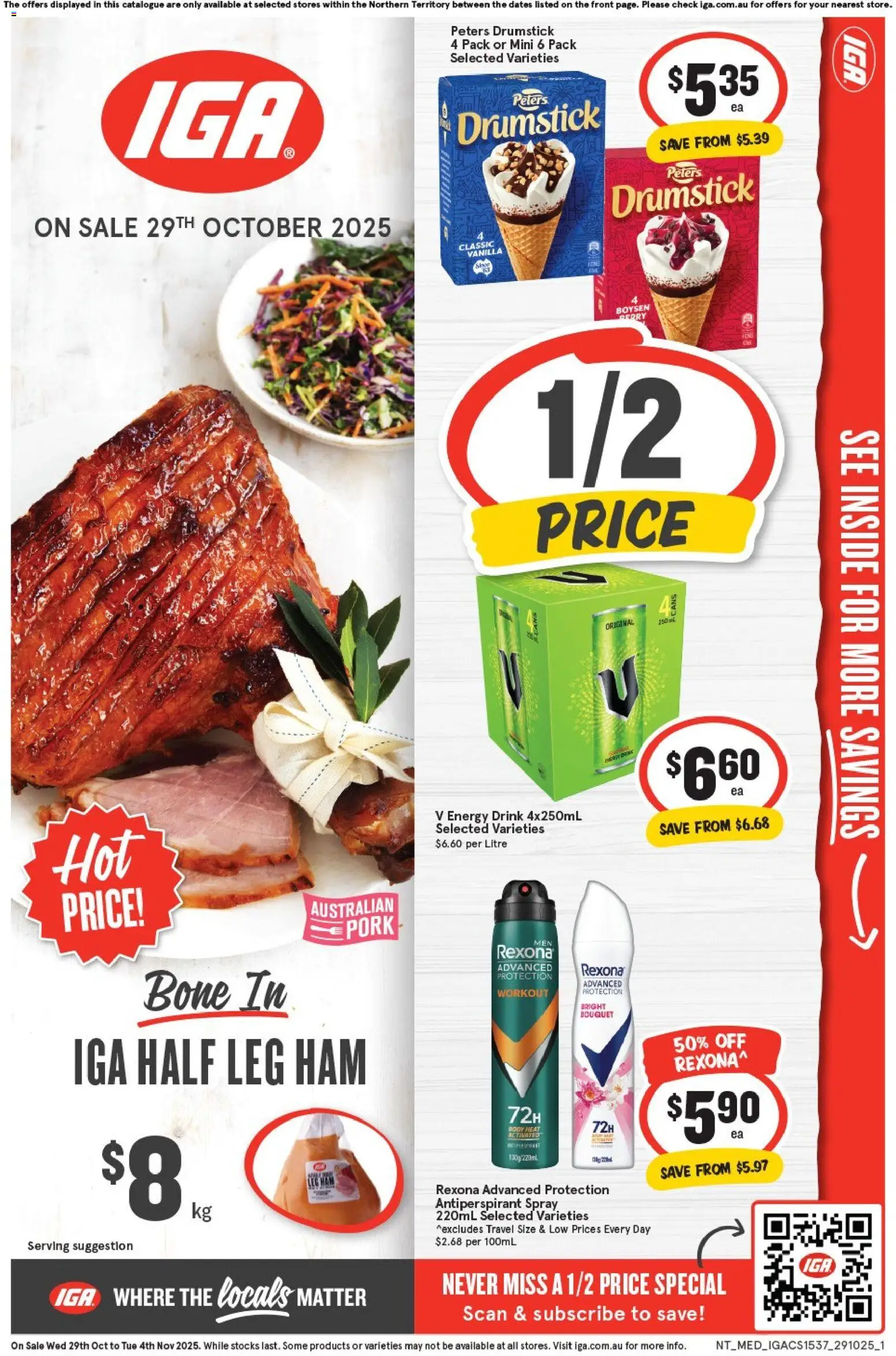 IGA catalogue valid from 29/10/2025 - page 1