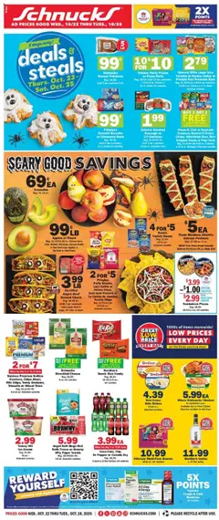 Ad Preview of Schnucks Weekly Ad from 10/22/2025