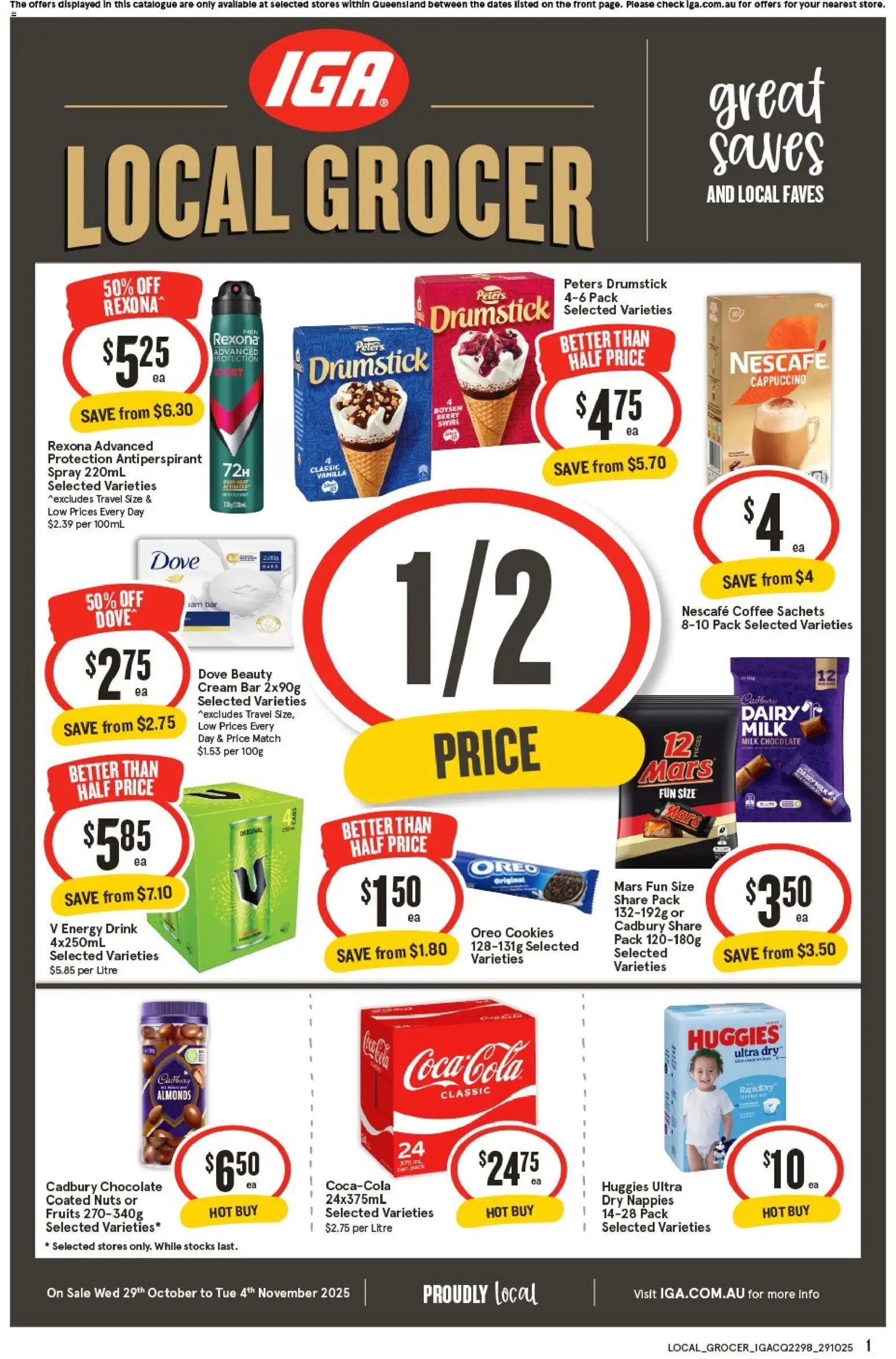 IGA catalogue valid from 29/10/2025 - page 1