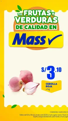 Vista previa de DEL CAMPO A TU BARRIO - Arequipa de la tienda Mass válido desde 03/10/2025