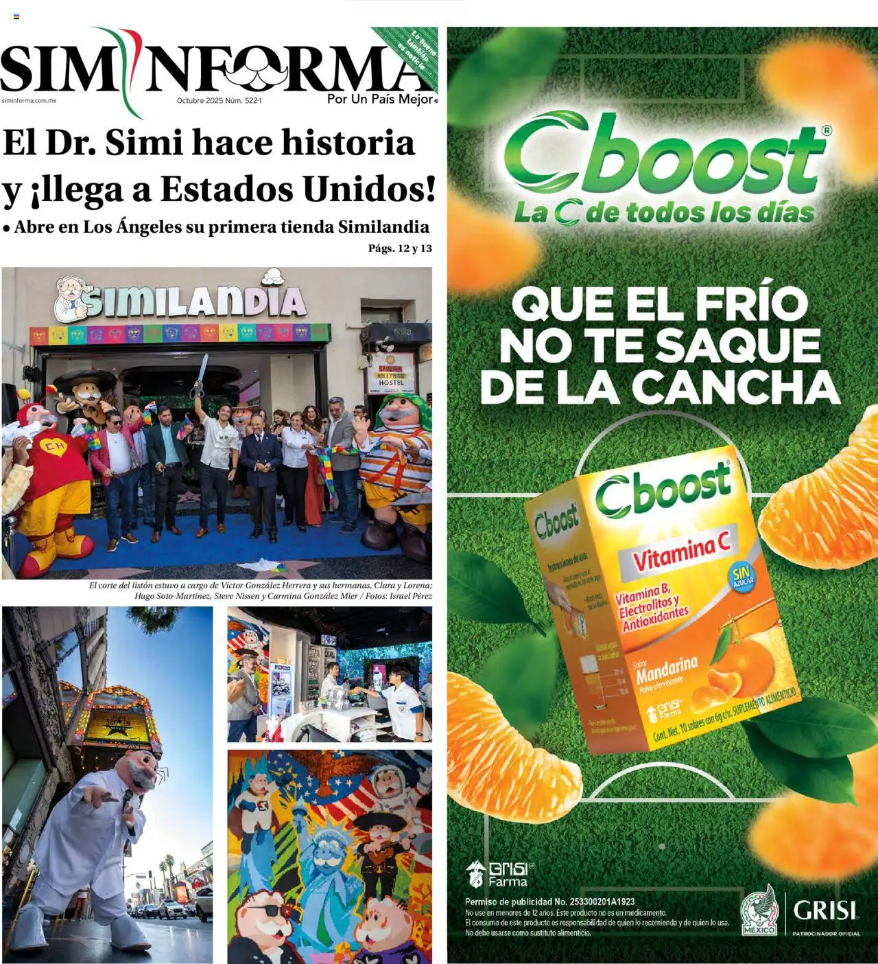 Catálogo Farmacias Similares y sus promociones válidas desde el 01/10/2025 - Número de página 1