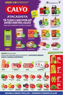 Pré-Visualização do folheto "Ofertas da semana" da loja Calvo Atacadista válido a partir de 11/08/2025