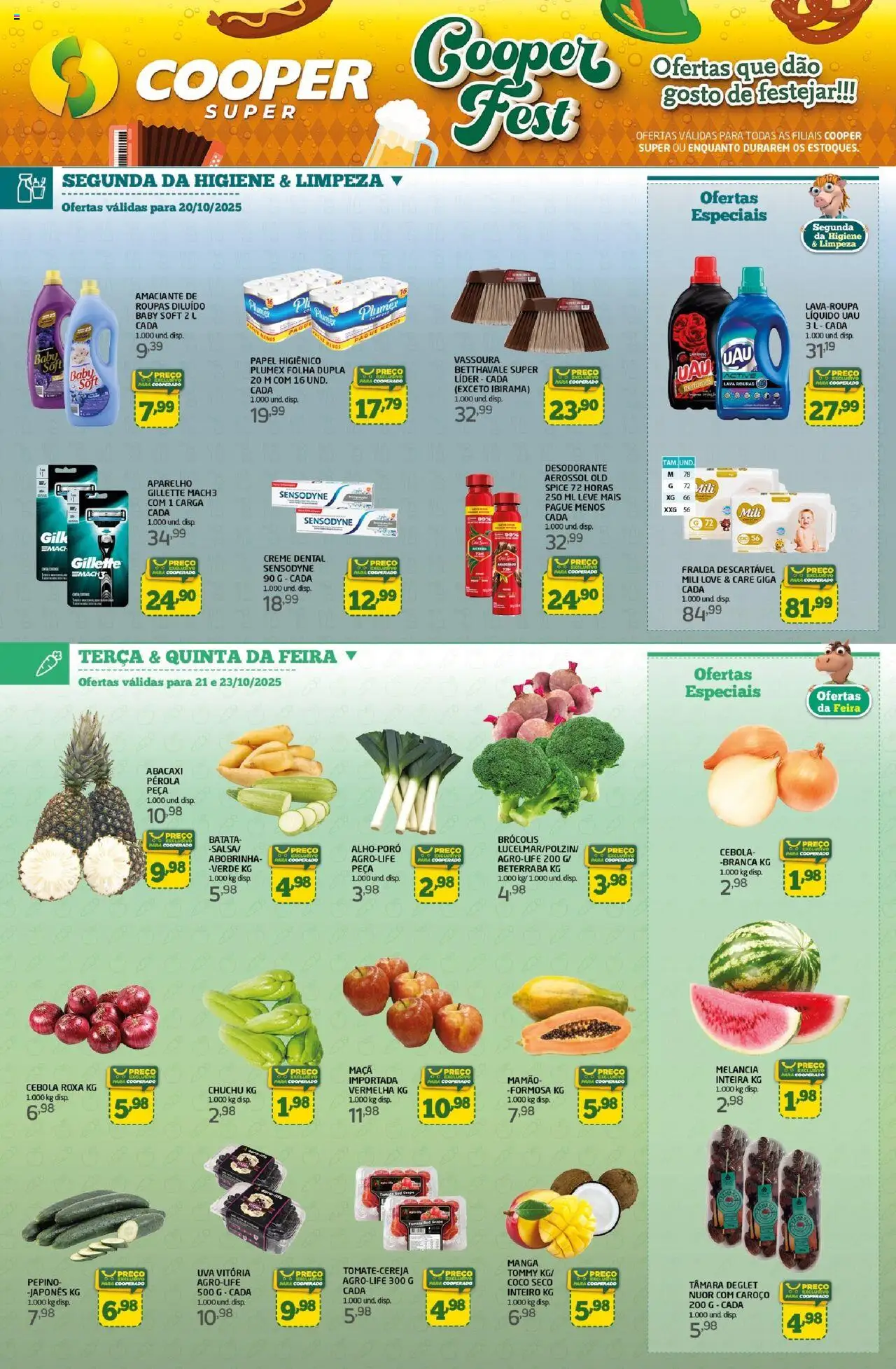 Cooper folheto "Ofertas da semana" válido a partir de 20/10/2025 - número de página 1