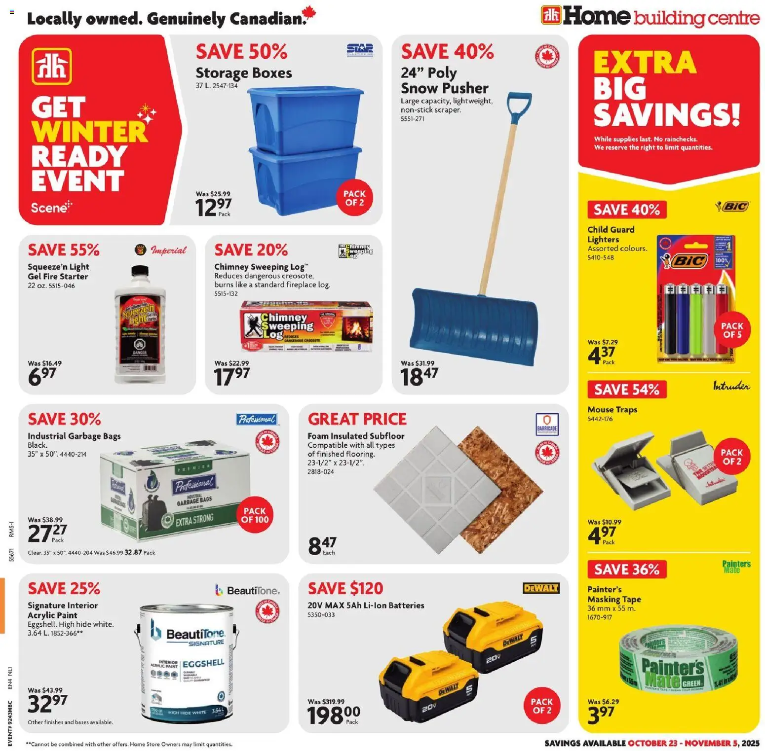 Home Hardware flyer valid from Oct 23, 2025 - page number 1