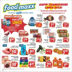 Ad Preview of FoodMaxx Weekly Ad from 11/19/2025 | Page: 1