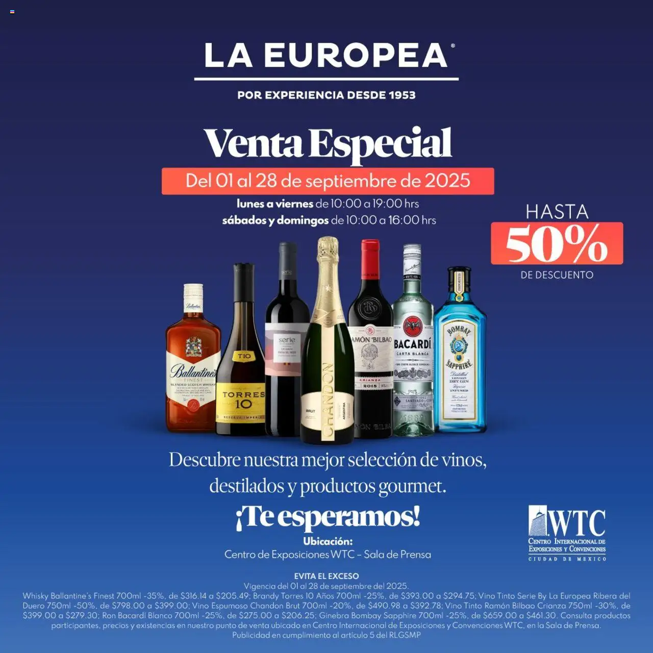 Catálogo Venta Especial La Europea y sus promociones válidas desde el 01/09/2025 - Número de página 1