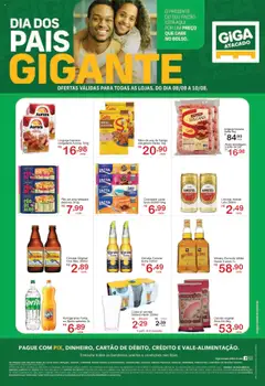 Pré-Visualização do folheto "Ofertas Dia dos Pais" da loja GIGA Atacado válido a partir de 08/08/2025