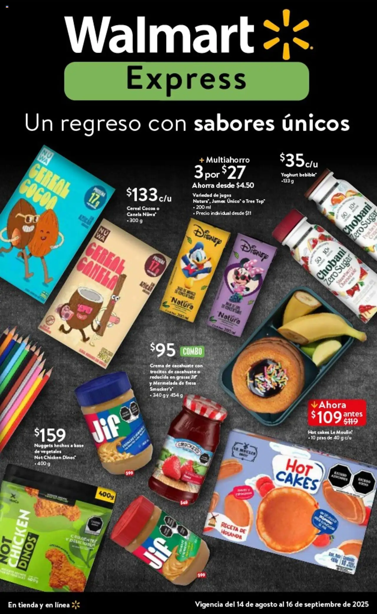 Folleto Walmart Express y sus promociones válidas desde el 14/08/2025 - Número de página 1