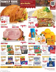 Ad Preview of Family Fare Weekly Ad from 11/23/2025 | Page: 1