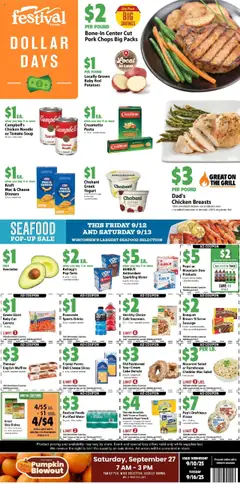 Ad Preview of Festival Foods Weekly Ad from 09/10/2025