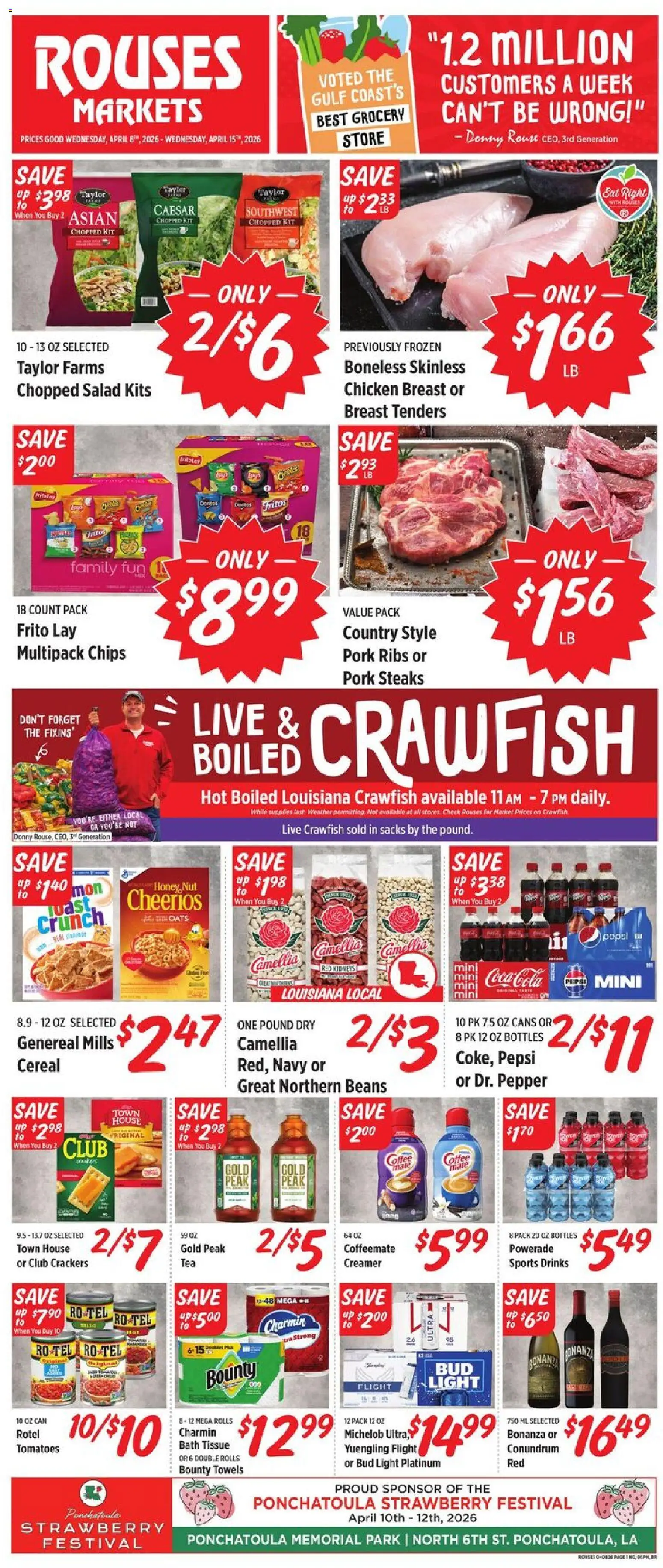 Ad Preview of Rouses Rouses Weekly Ad from 04/08/2026