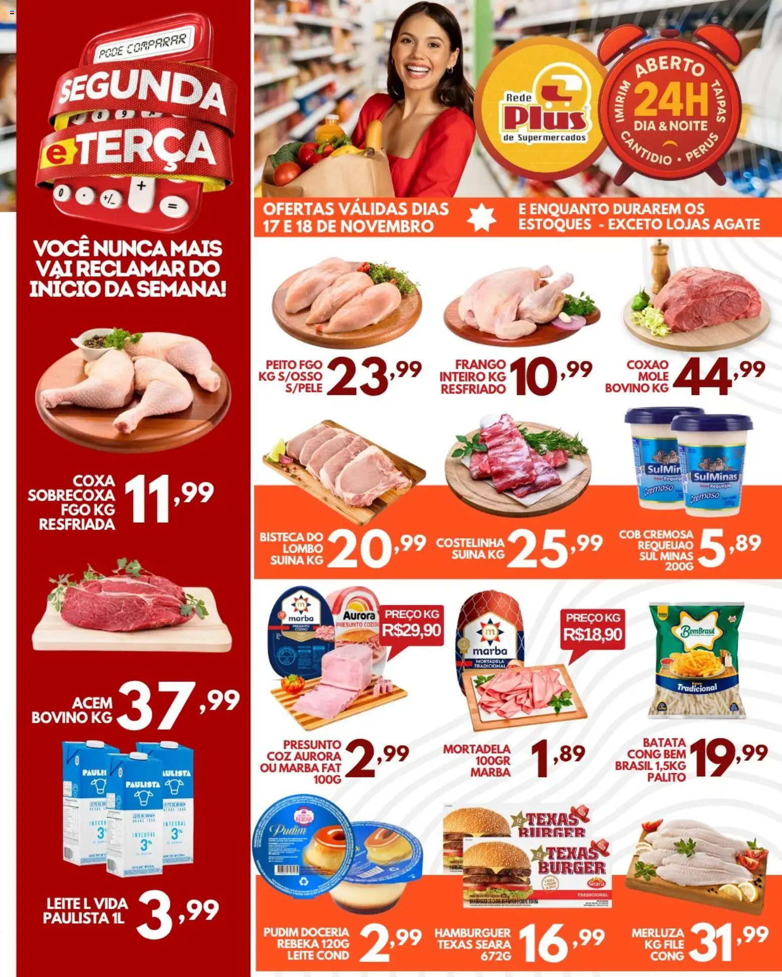 Pré-Visualização do folheto "Ofertas da semana" da loja Rede Plus Supermercados válido a partir de 17/11/2025