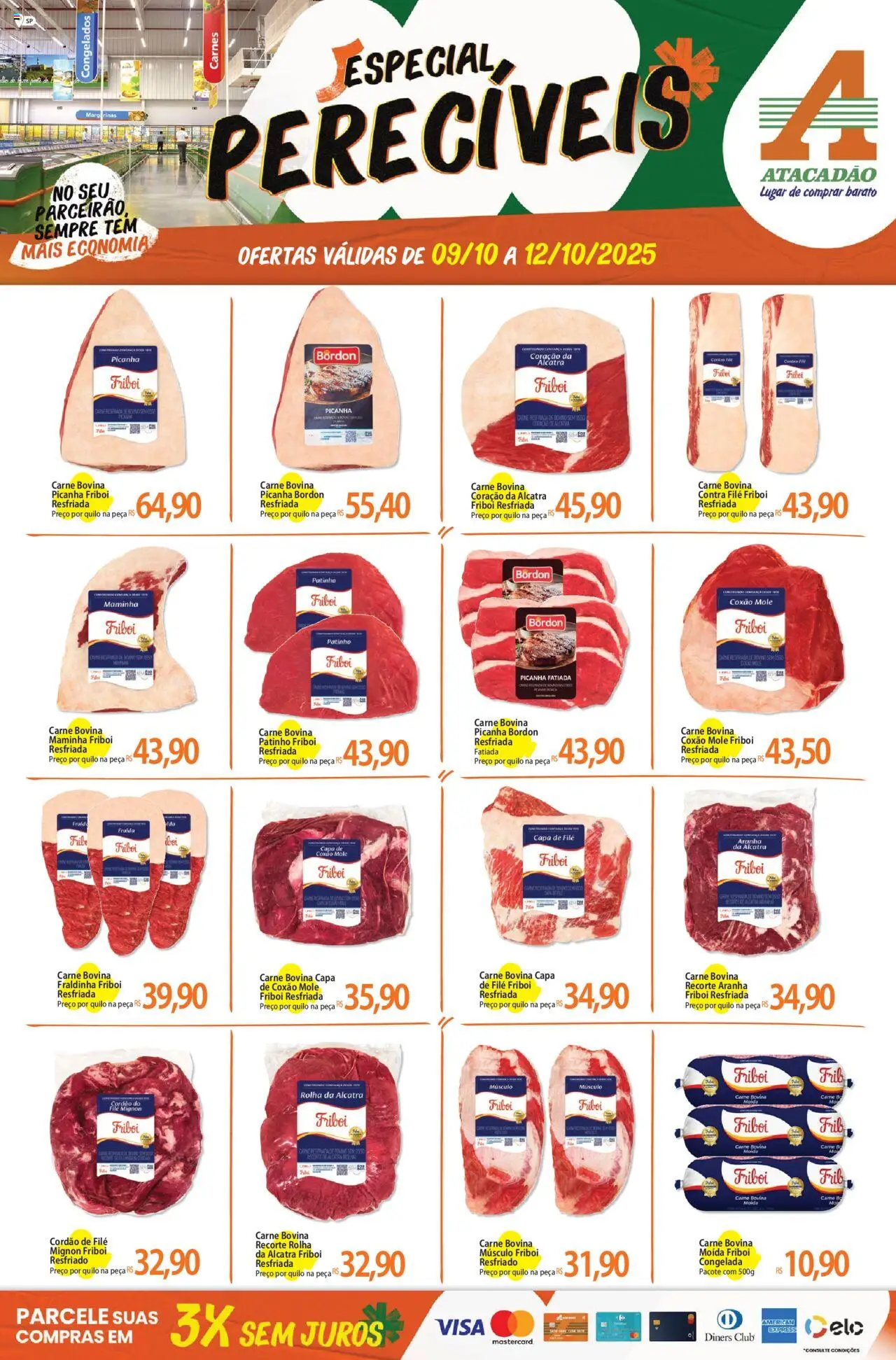Atacadão folheto "Ofertas - SP" válido a partir de 09/10/2025 - número de página 1