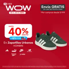 Vista previa de Oechsle - Zapatillas urbanas de la tienda Oechsle válido desde 20/04/2026