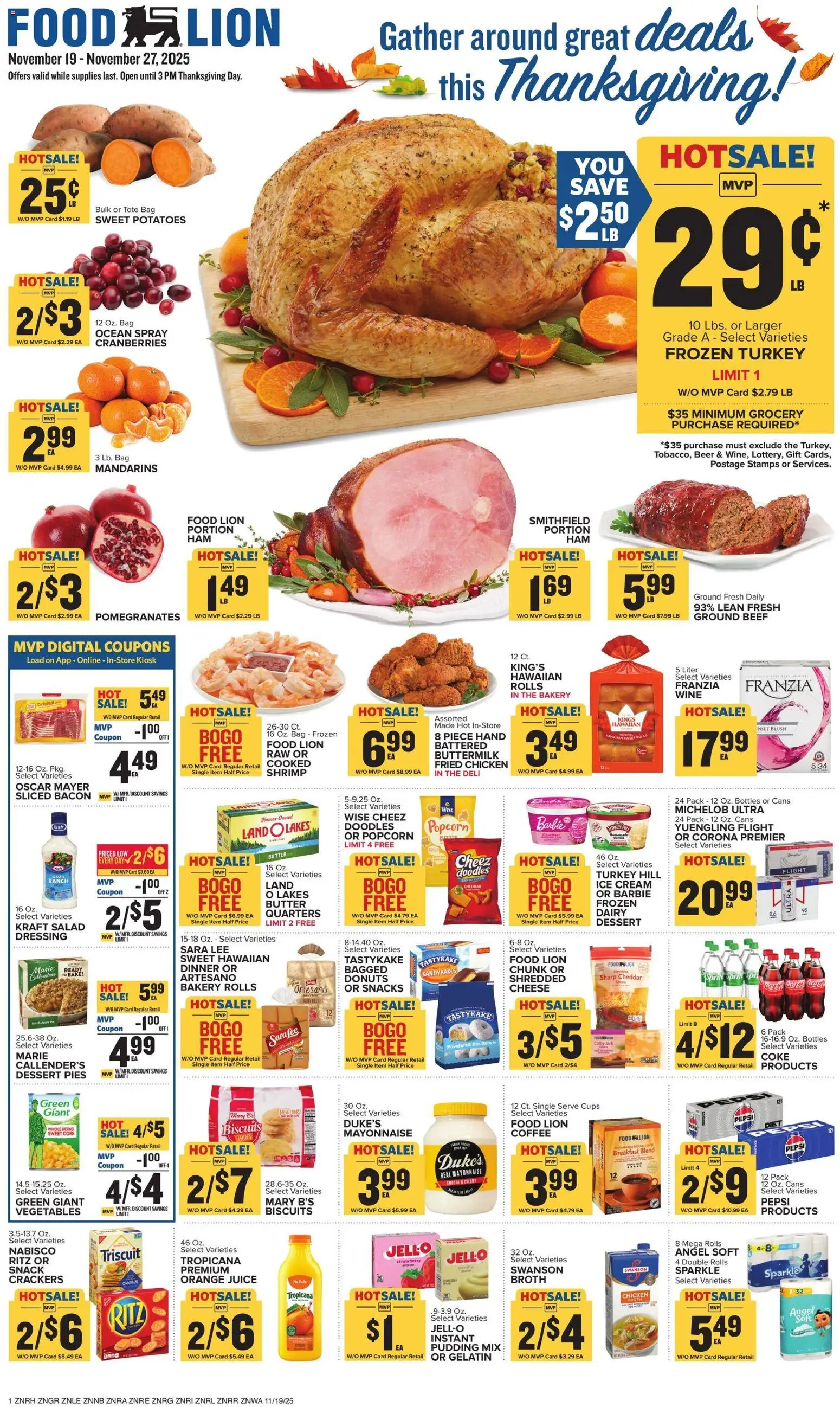 Ad Preview of Food Lion Weekly Ad from 11/19/2025