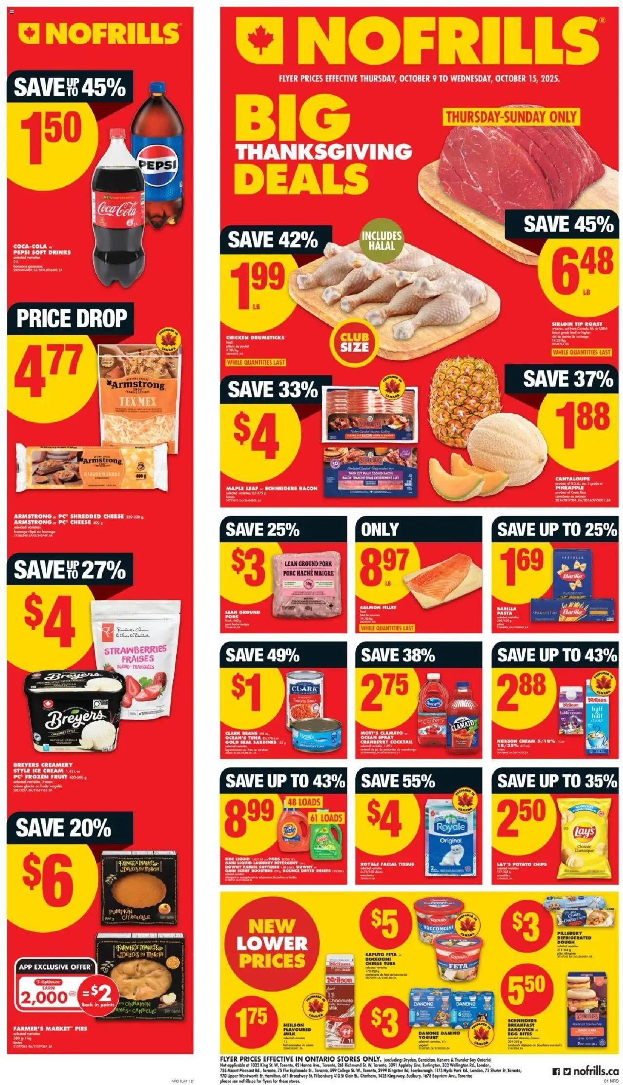 No Frills flyer valid from Oct 09, 2025 - page number 1