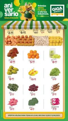 Pré-Visualização do folheto "Ofertas Feirão" da loja GIGA Atacado válido a partir de 12/08/2025