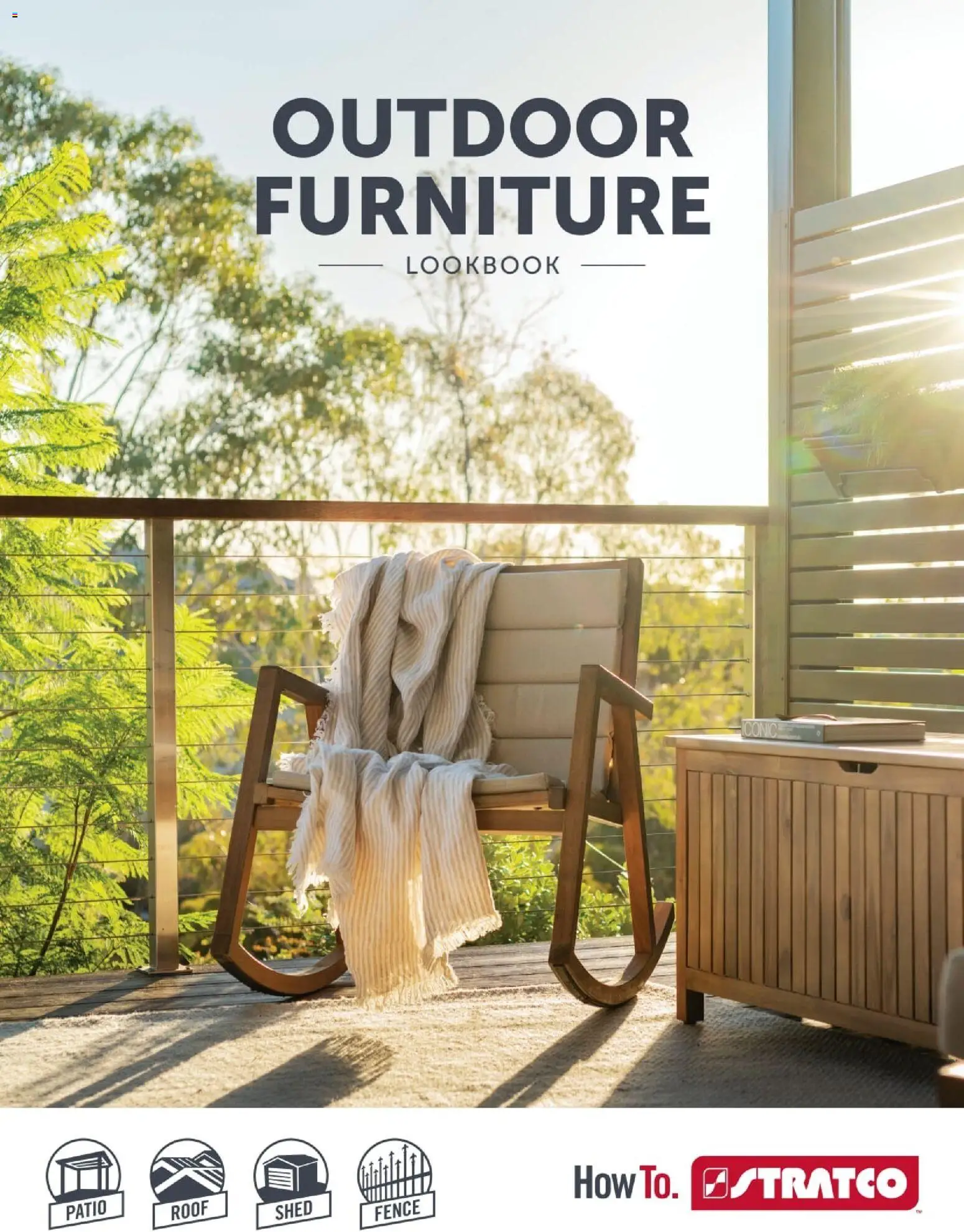 Preview of catalogue Outdoor Furniture Lookbook from shop Stratco valid 04/12/2025 - Fence, Outdoor furniture, Shed