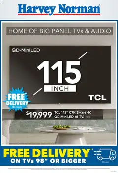 Preview of catalogue Explore Deals on TV and Sound Systems from shop Harvey Norman valid 18 Oct 2025