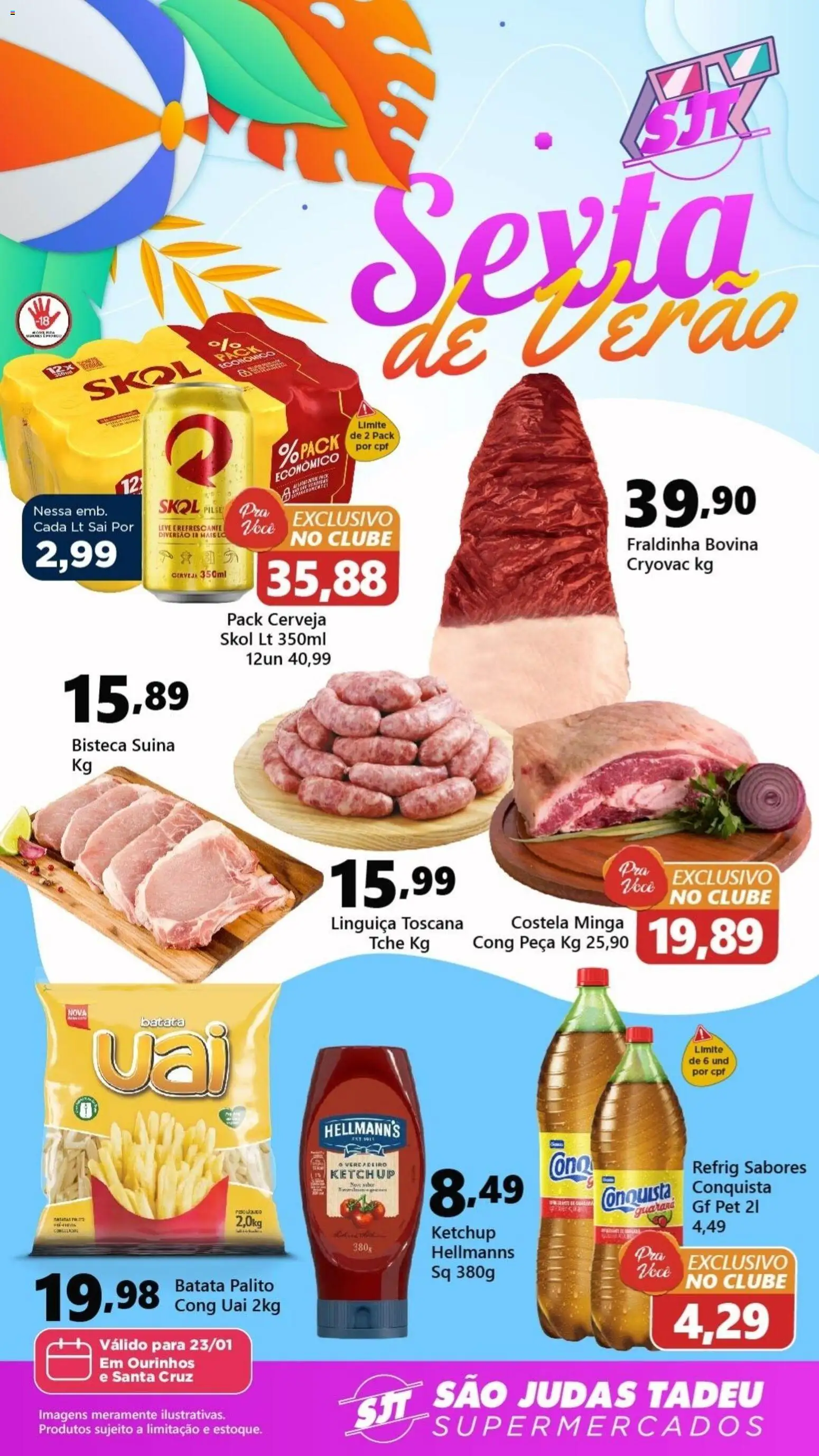 Pré-Visualização do folheto "Ofertas da semana" da loja São Judas Tadeu válido a partir de 23/01/2026