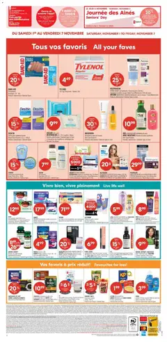 Preview of leaflet Weekly flyer / circulaire from shop Pharmaprix is valid from Nov 01, 2025 | Page: 21