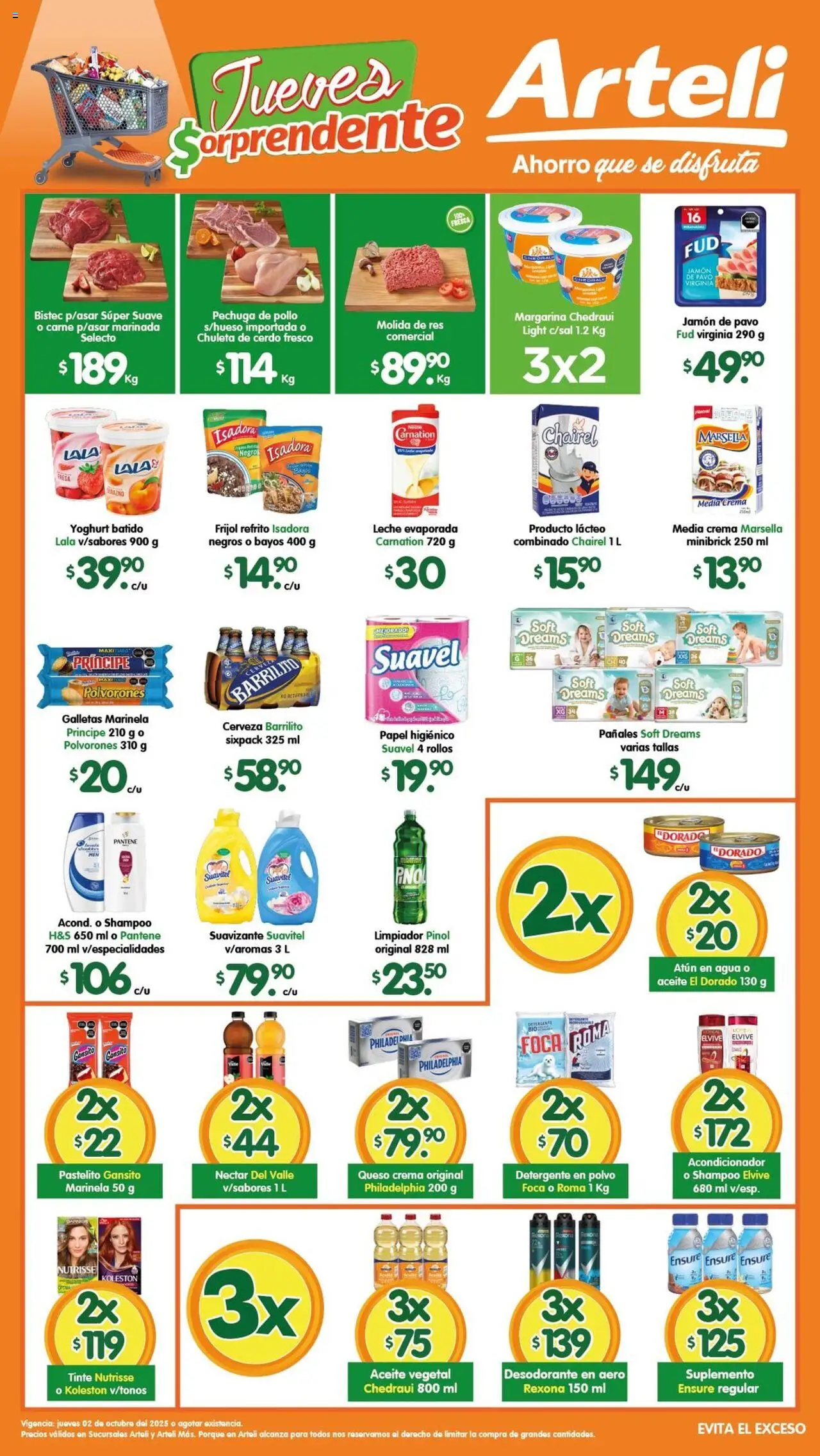 Folleto Valles Arteli y sus promociones válidas desde el 02/10/2025 - Número de página 1