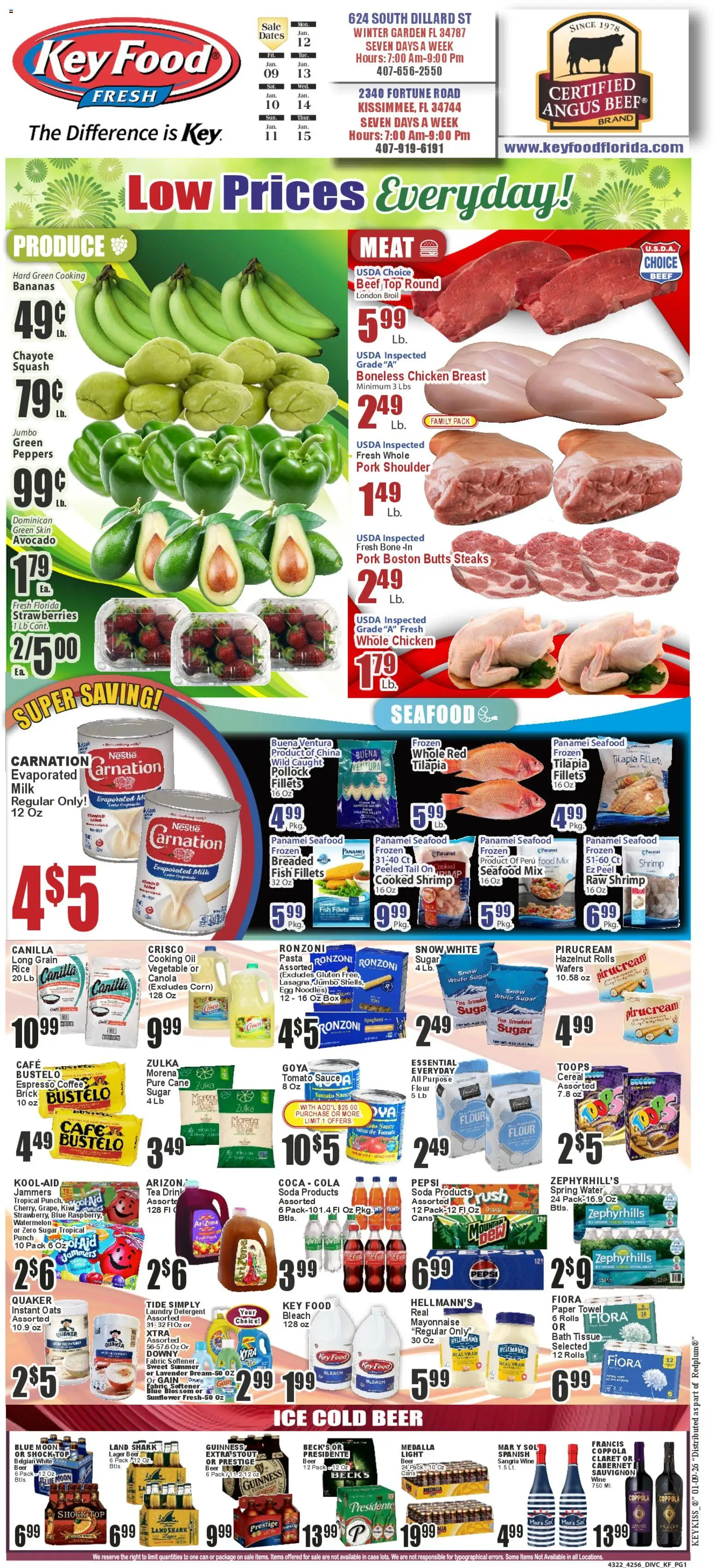 Ad Preview of Key Food Weekly Ad from 01/09/2026