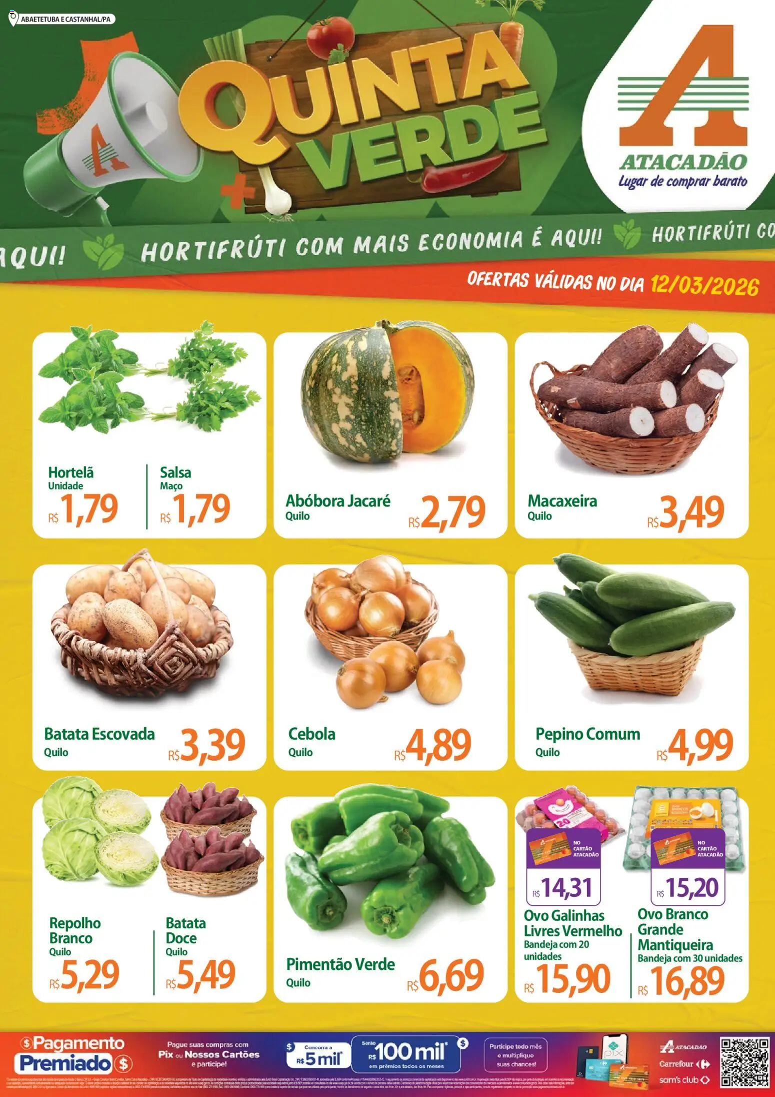 Pré-Visualização do folheto "Atacadão ofertas - PA" da loja Atacadão válido a partir de 12/03/2026