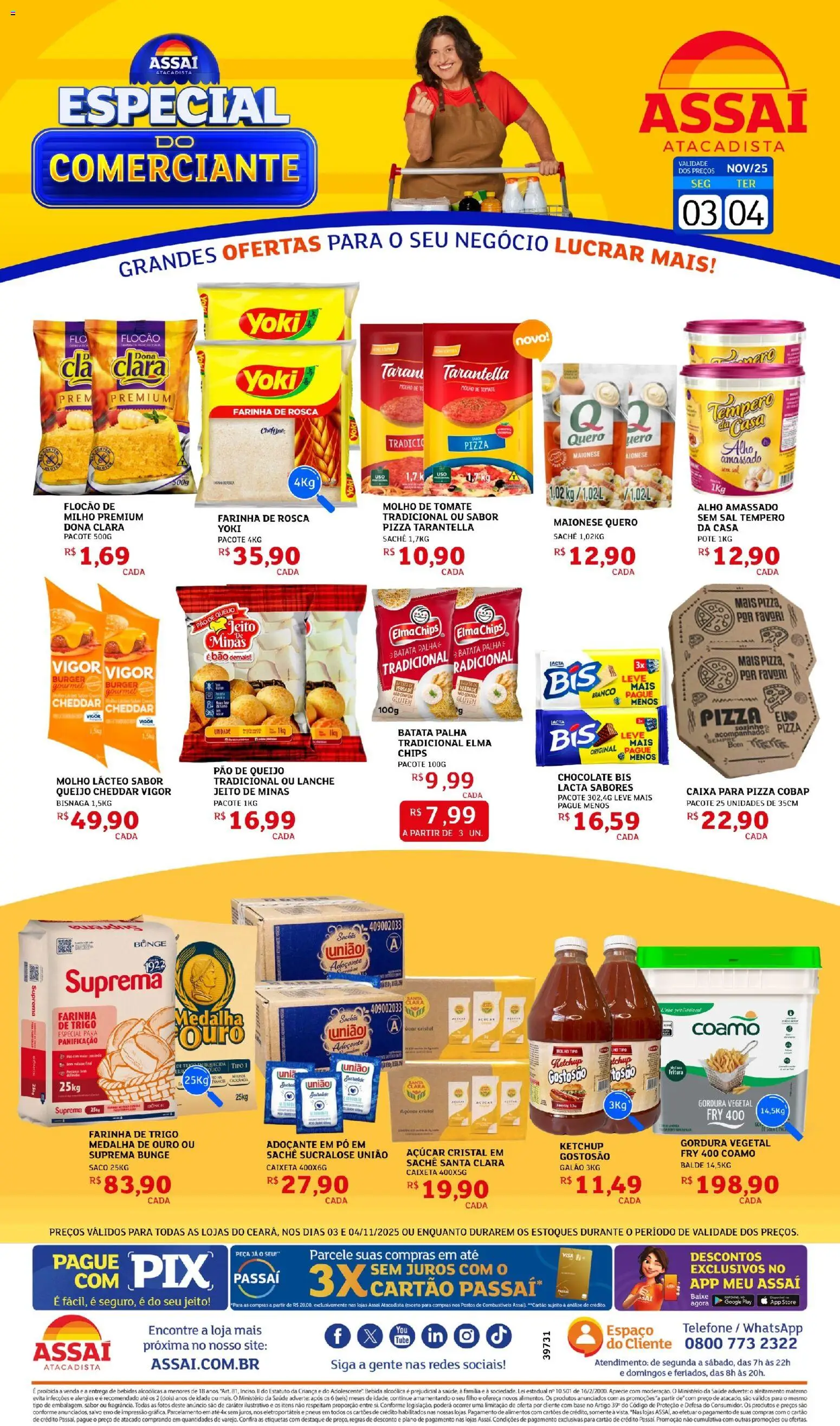 Pré-Visualização do folheto "Encarte - CE" da loja Assaí Atacadista válido a partir de 03/11/2025
