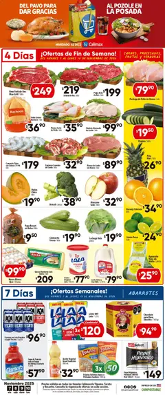 Vista previa las ofertas de la tienda Calimax - Folleto Tijuana desde el 07/11/2025 