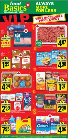 Preview of leaflet Weekly flyer / circulaire from shop Food Basics is valid from Jan 08, 2026