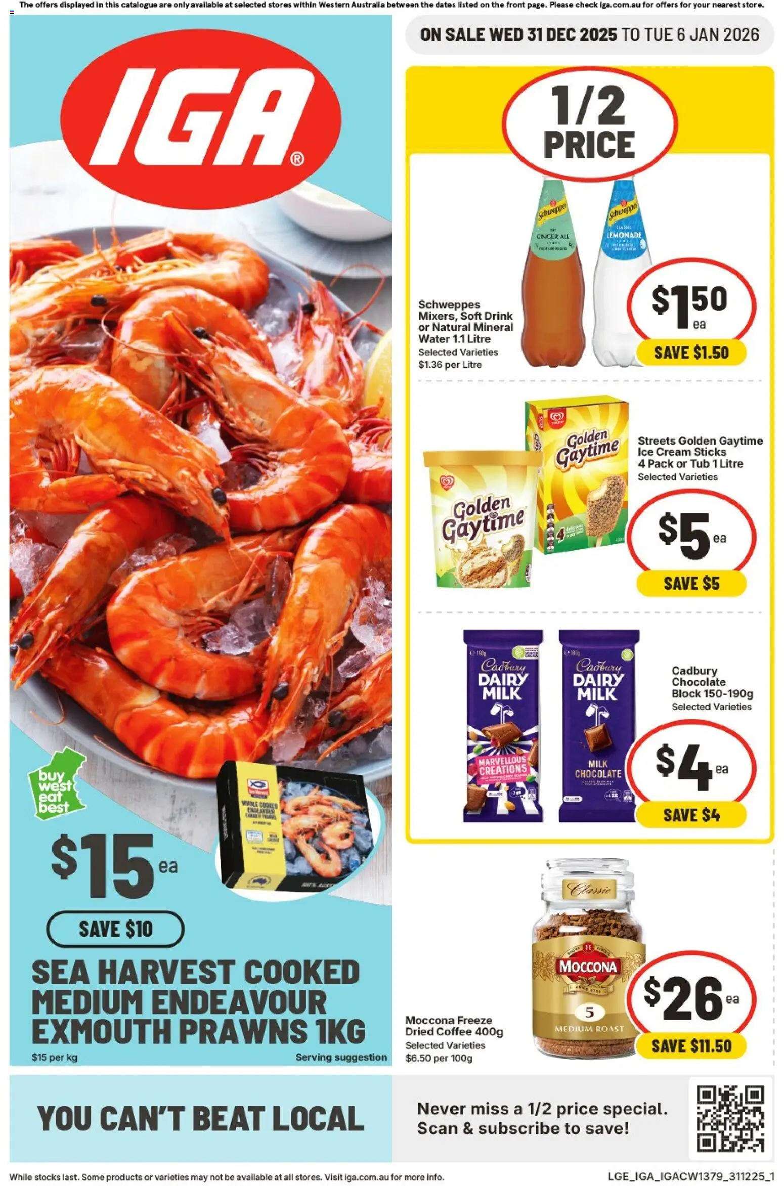 Preview of catalogue Catalogue WA from shop IGA valid 31/12/2025