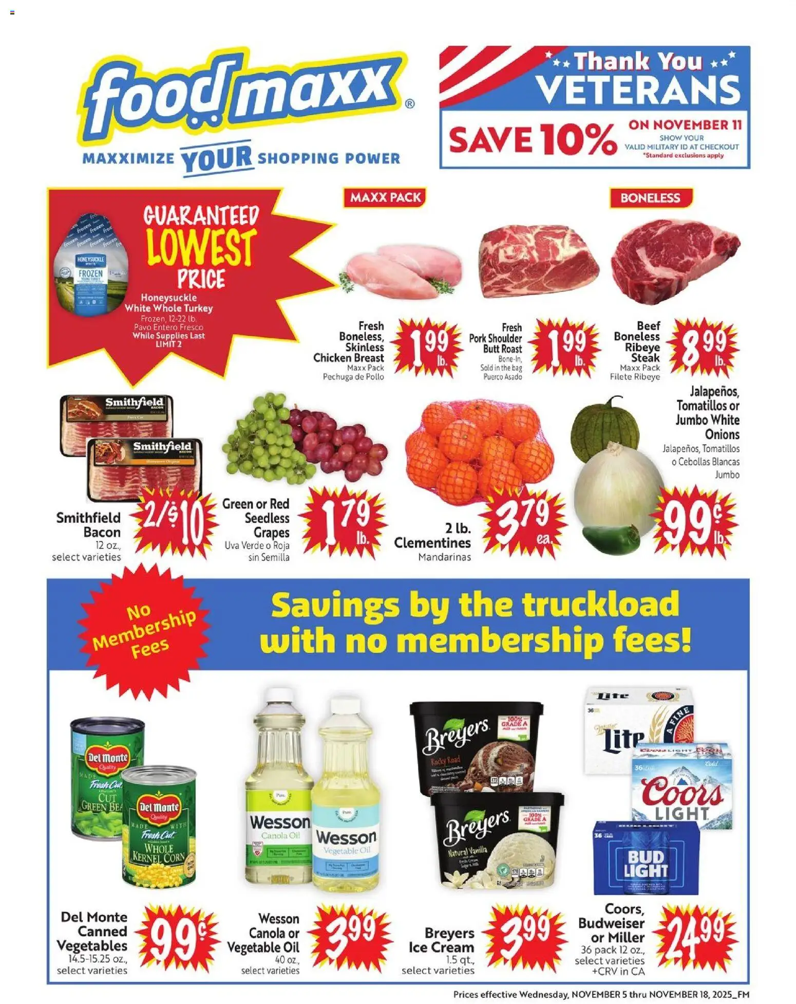 Ad Preview of FoodMaxx Weekly Ad - NV from 11/05/2025
