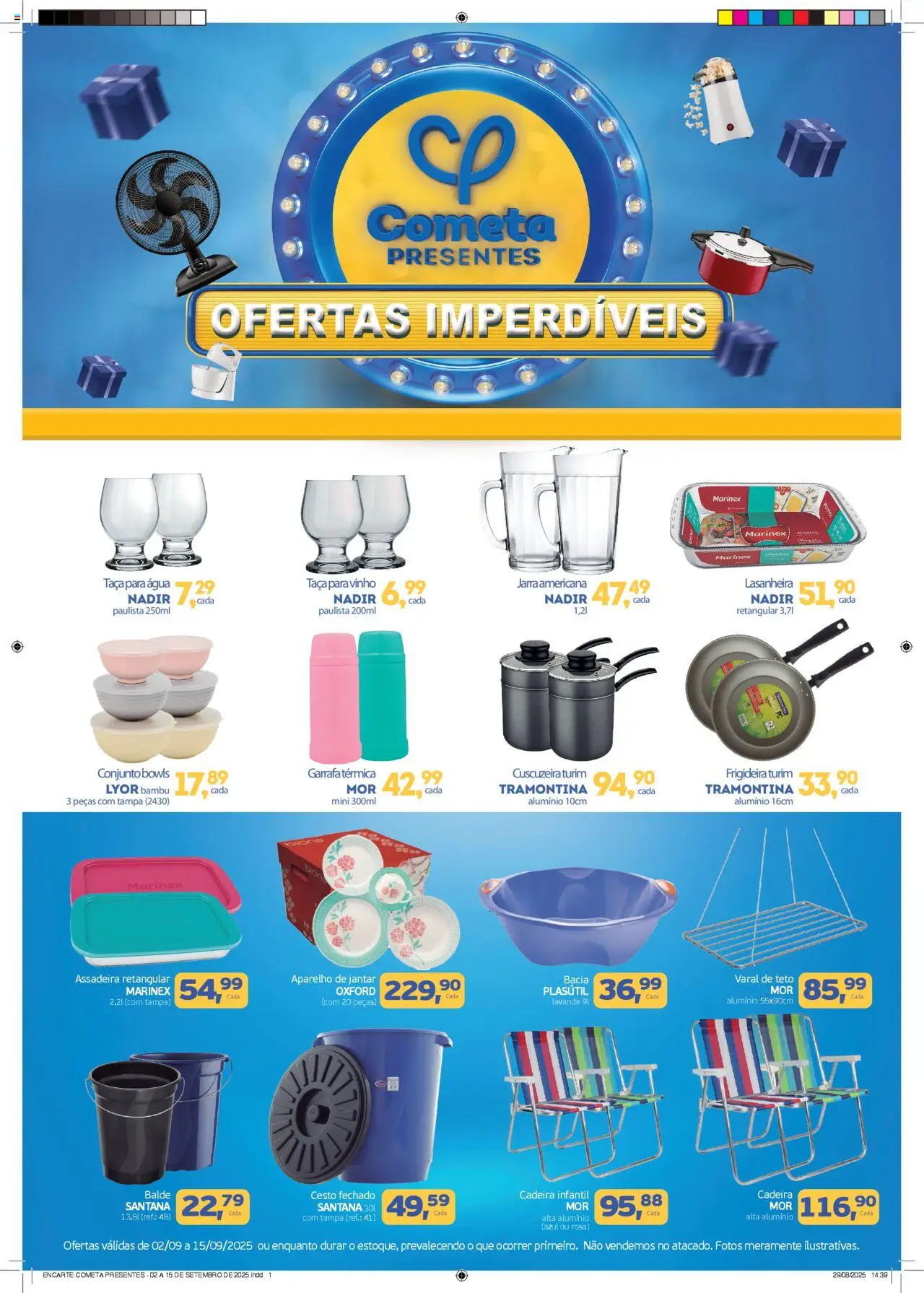 Cometa Supermercados folheto "Ofertas Presentes" válido a partir de 02/09/2025 - número de página 1