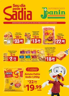 Pré-Visualização do folheto "Supermercados Joanin ofertas BRF" da loja Supermercados Joanin válido a partir de 22/04/2026