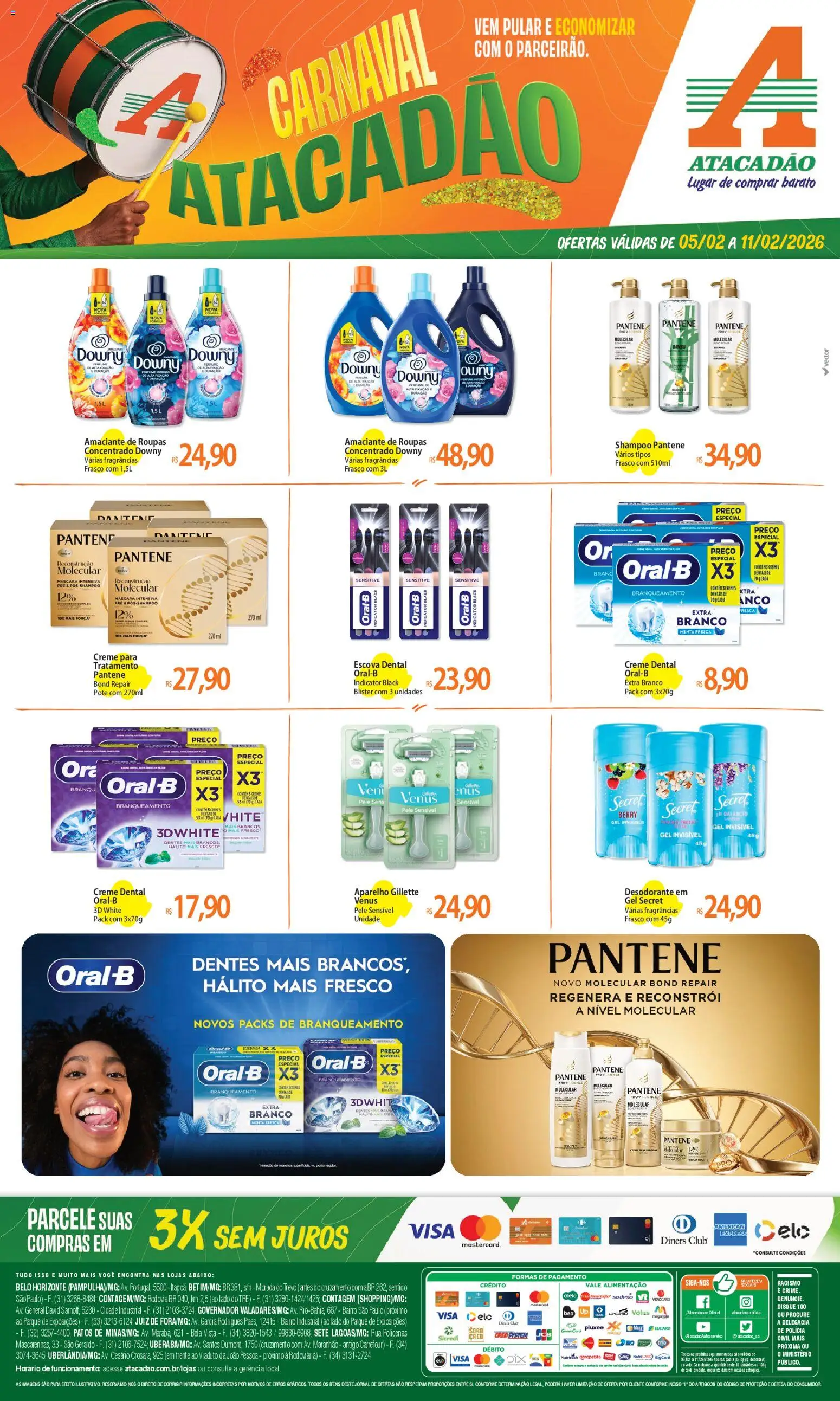 Pré-Visualização do folheto "Ofertas - MG" da loja Atacadão válido a partir de 05/02/2026