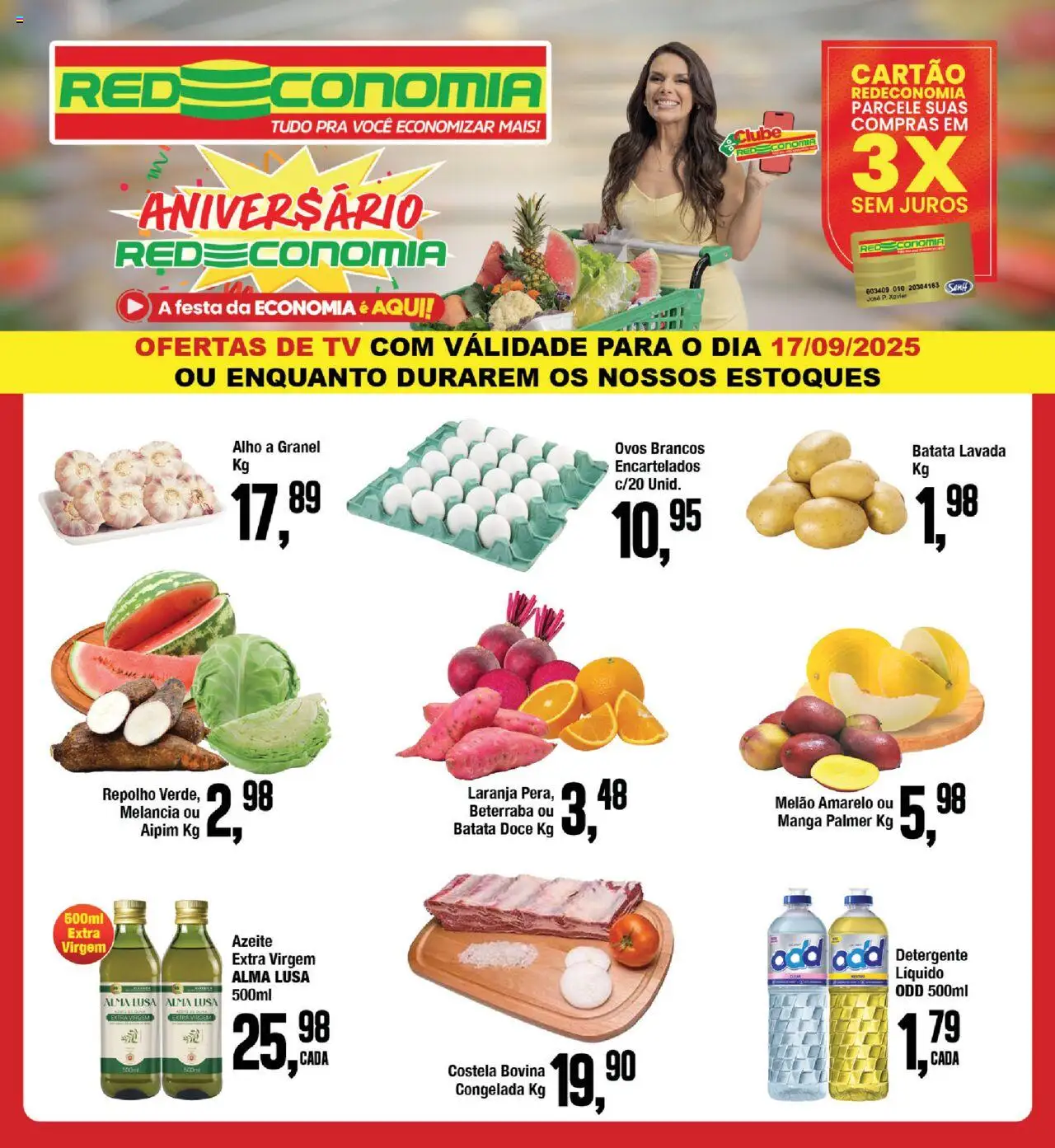 RedEconomia folheto "Encarte" válido a partir de 17/09/2025 - número de página 1