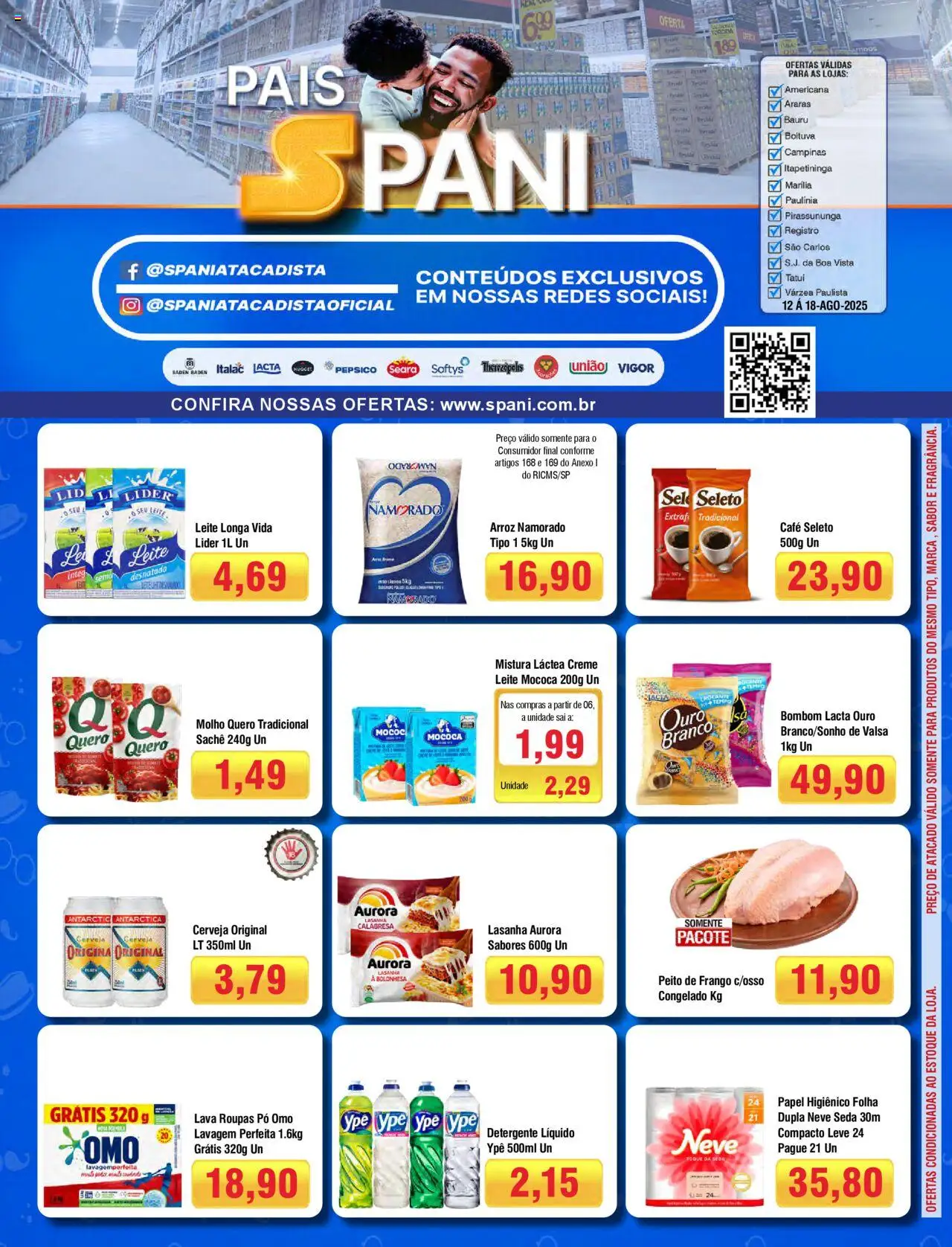Spani Atacadista folheto "Ofertas da semana" válido a partir de 12/08/2025 - número de página 1