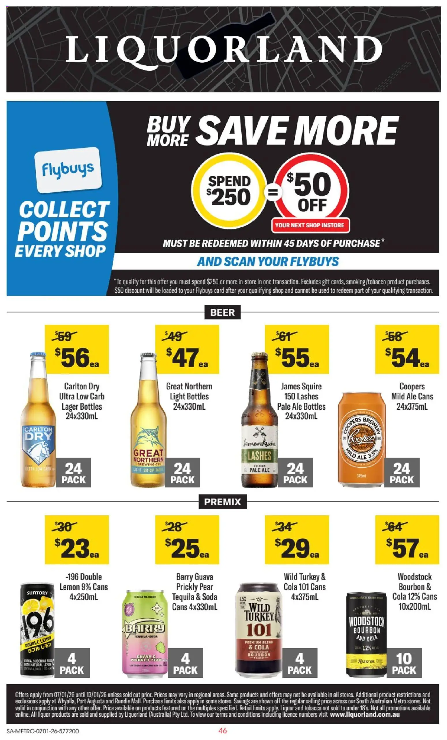 Preview of catalogue Catalogue SA from shop Liquorland valid 07/01/2026