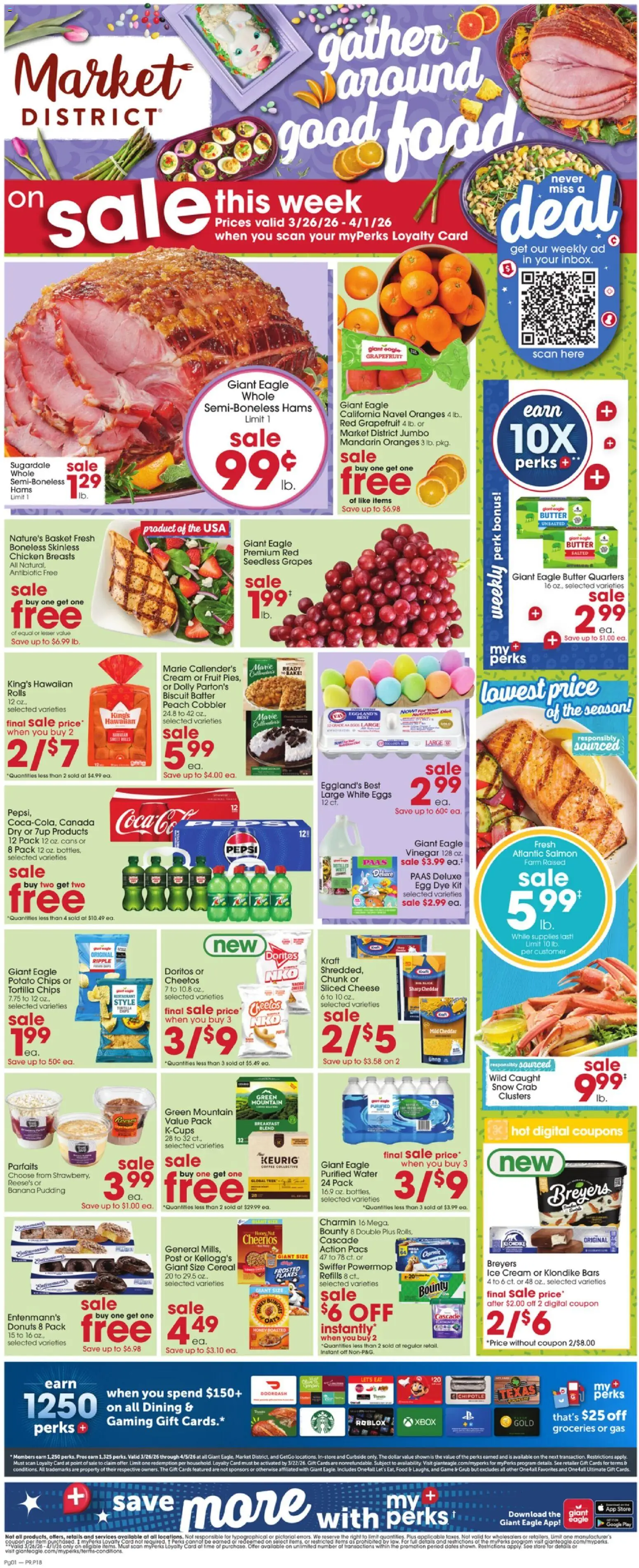 Ad Preview of Giant Eagle Giant Eagle Weekly Ad from 03/26/2026
