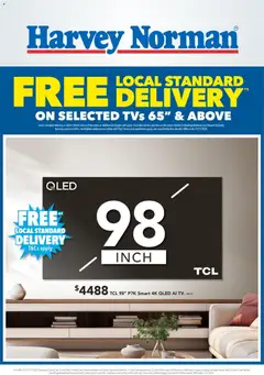 Preview of catalogue TV Deals from shop Harvey Norman valid 6 Nov 2025